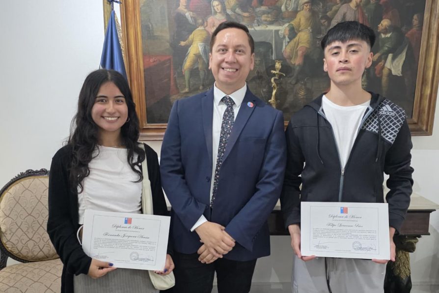 Reconocen a estudiantes de la provincia de Biobío por rendimiento destacado en la PAES